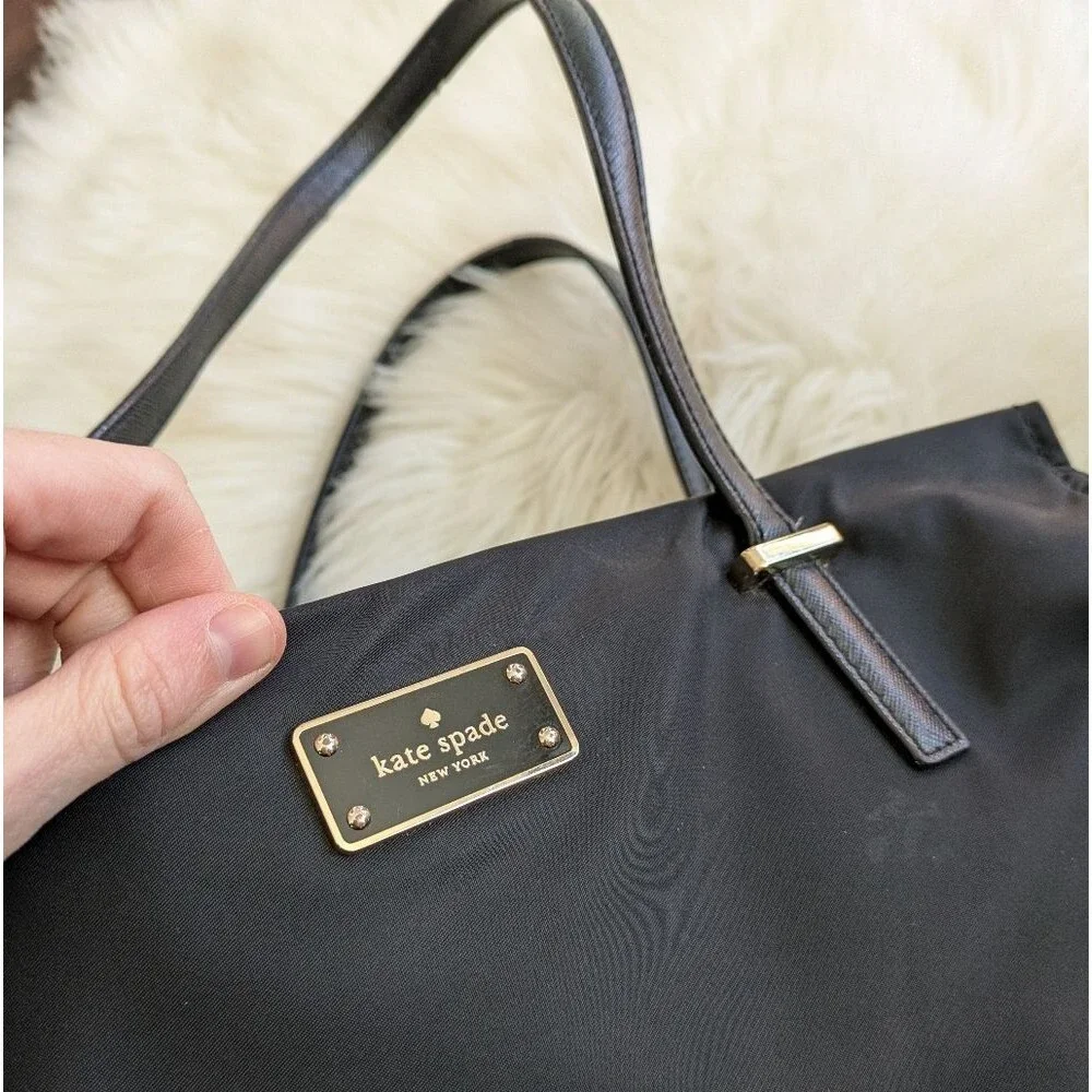Kate Spade Dawn Nylon Baby Diaper Bag Black *No Changing Pad